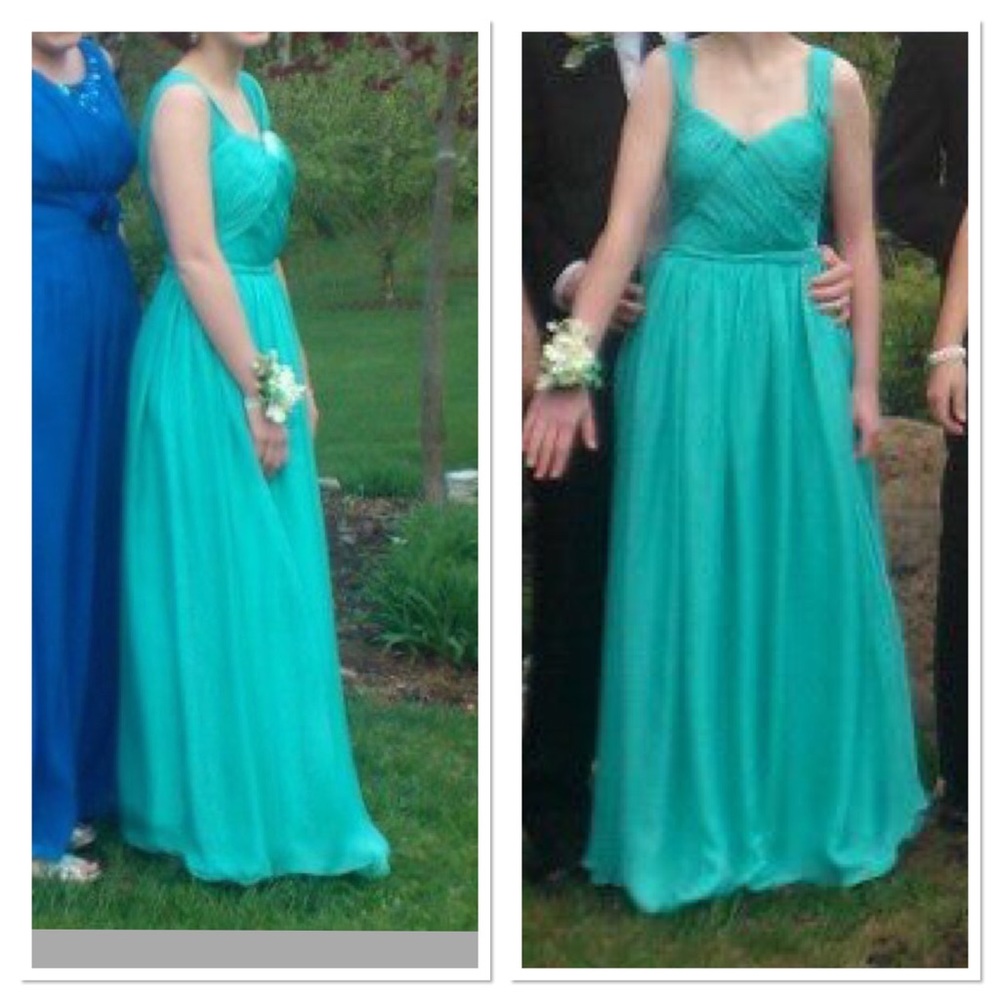 Gorgeous Aquamarine Bridesmaid Dress 